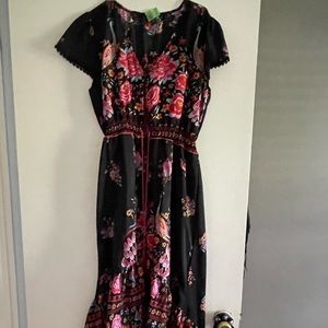 Boho pheasant dress